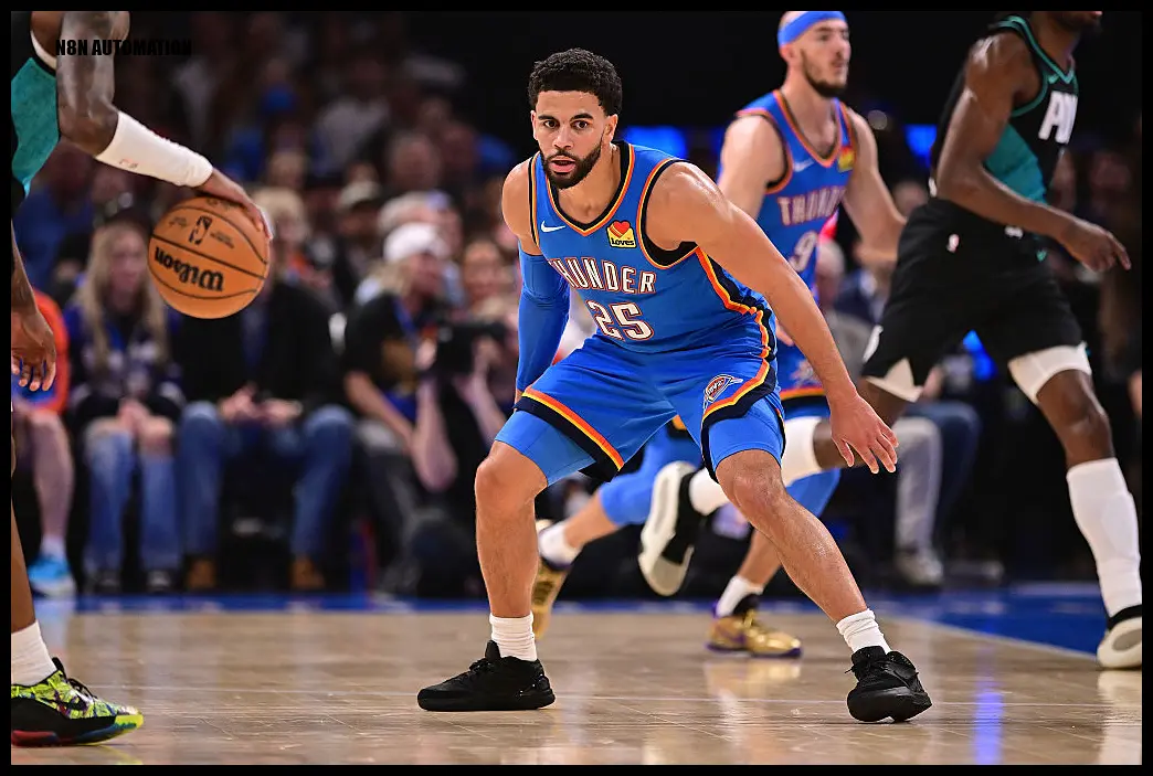AJay Mitchell’s Injury Status for Thunder vs. Suns on November 28, 2025