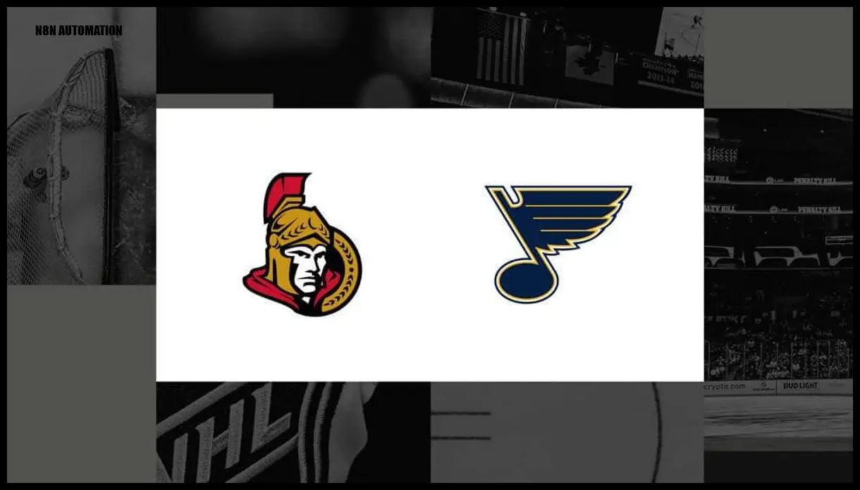 Ottawa Senators vs. St. Louis Blues: How to Watch