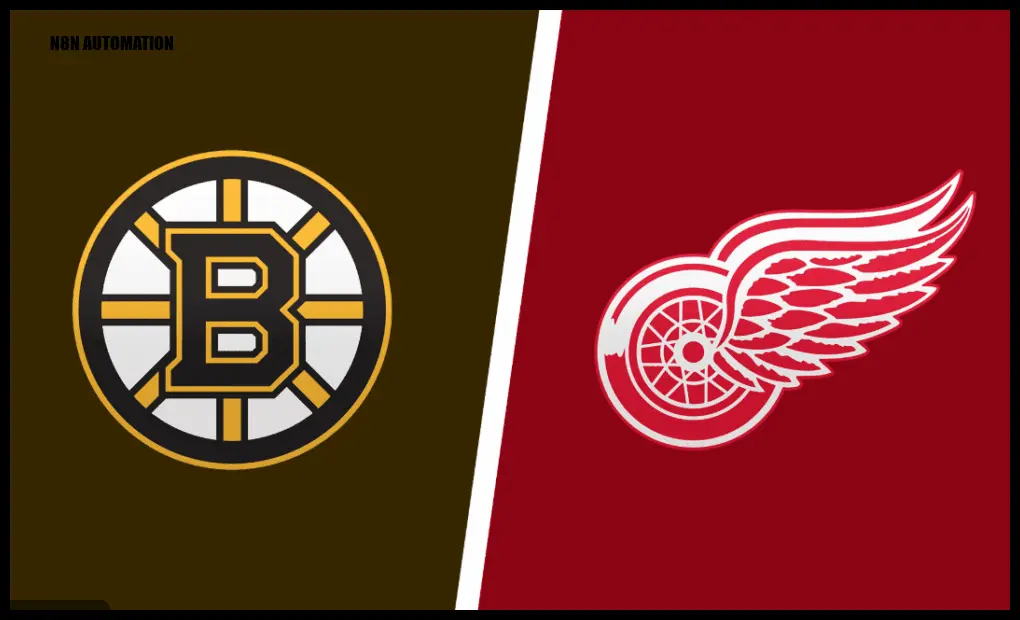 The Detroit Red Wings face the Boston Bruins in a crucial road game