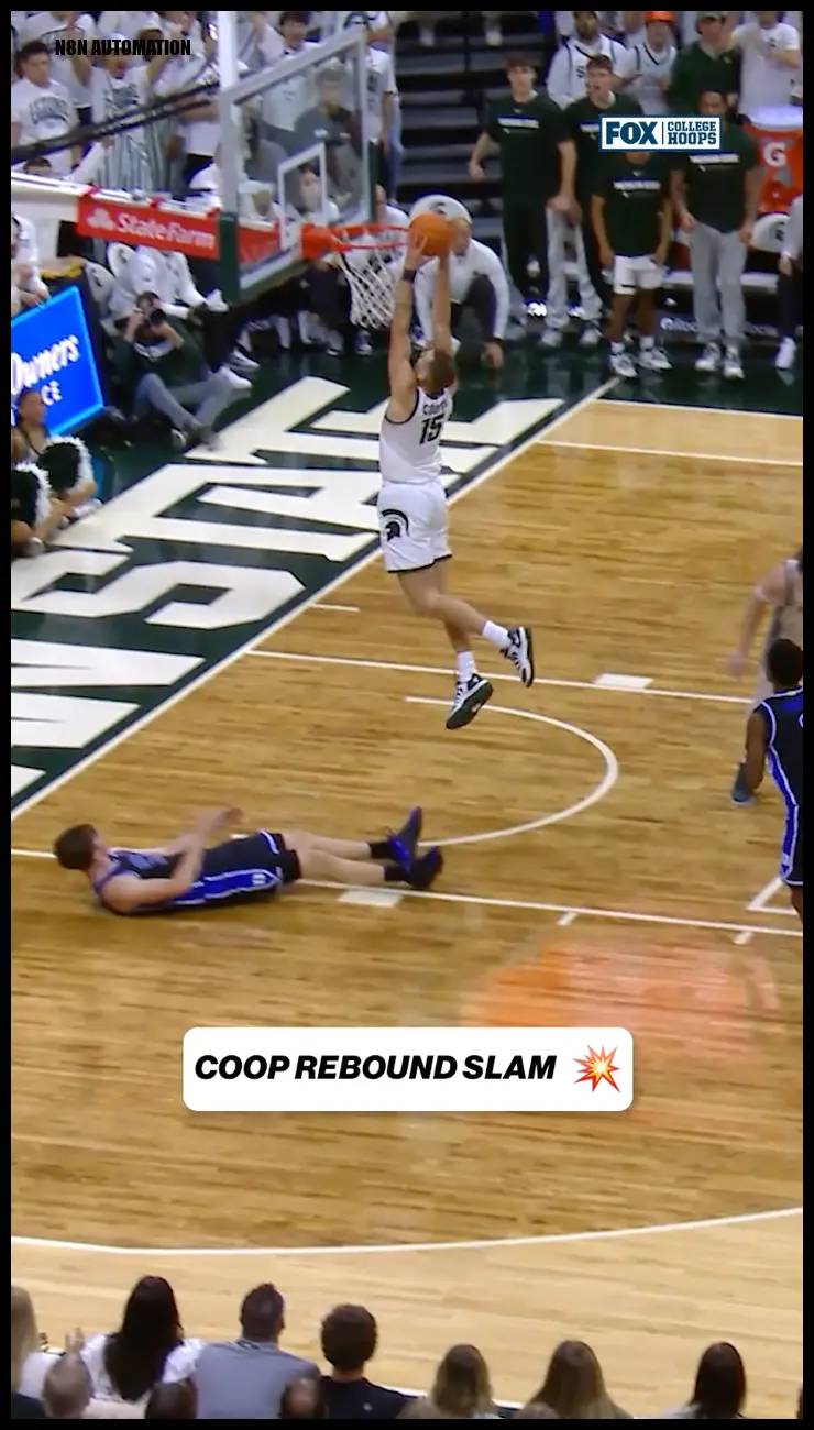 Carson Cooper’s Clutch Slam in Duke vs. Michigan State Game