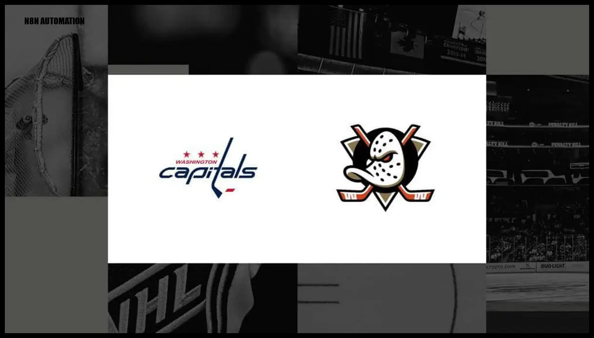 Washington Capitals vs. Anaheim Ducks: How to Watch