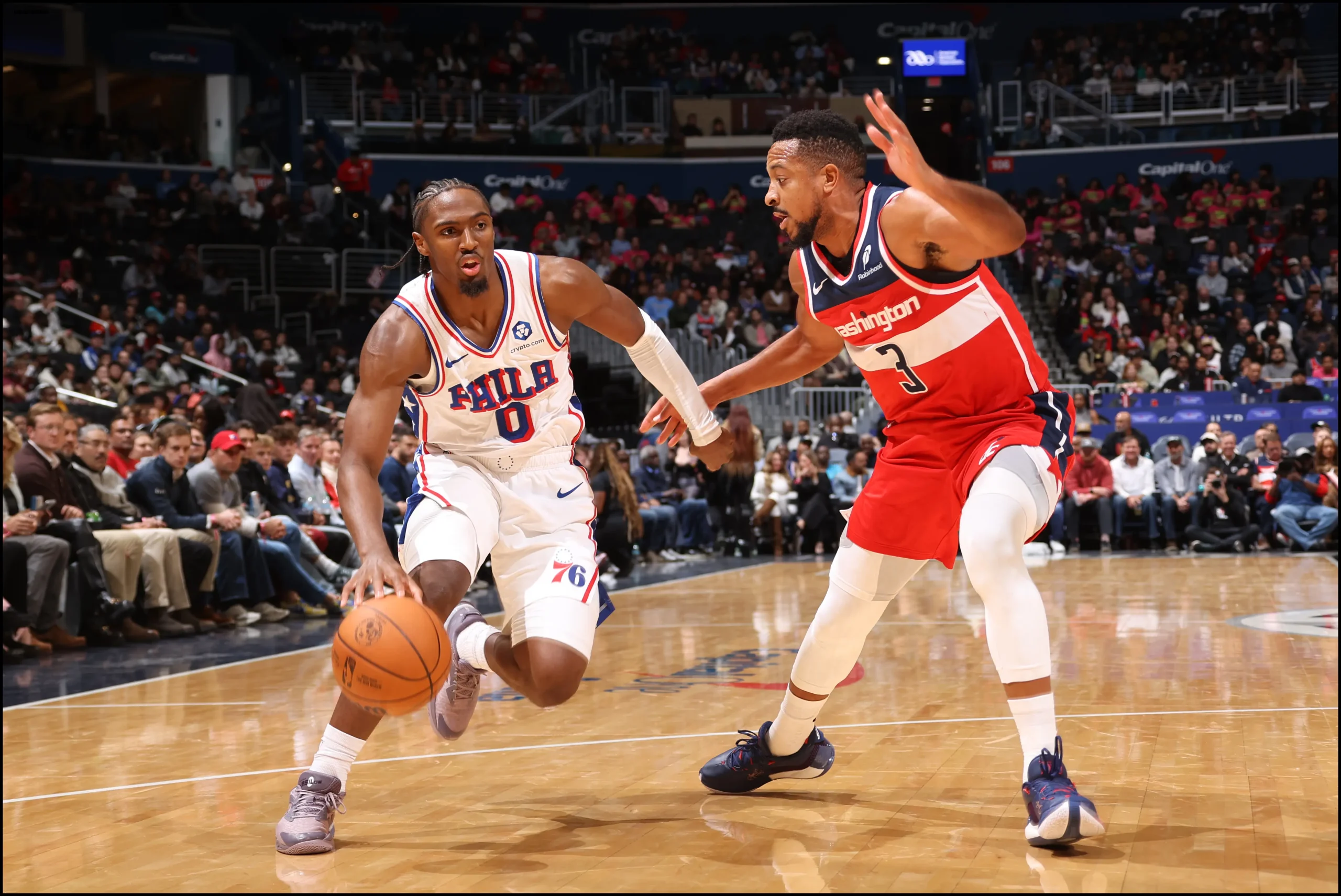 Sixers look to stay above .500 as they host Wizards