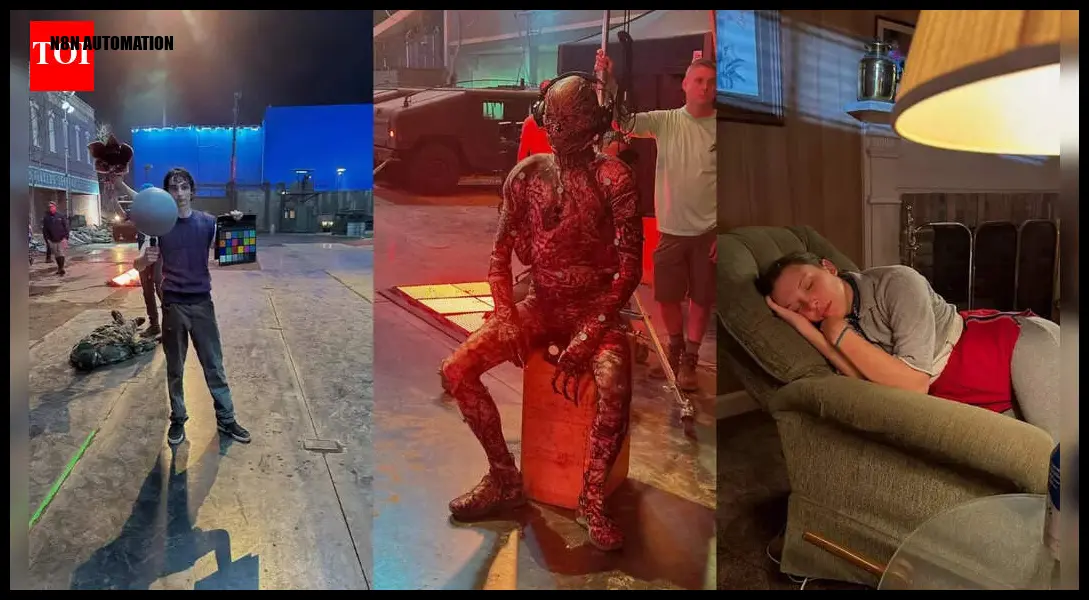 Stranger Things Season 5-এর পর্দার পিছনের ছবি শেয়ার করলেন ডাফার ব্রাদার্স